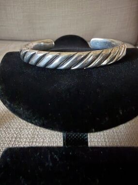 David Yurman cuff in sterling silver